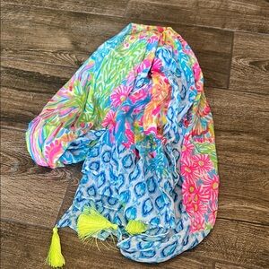 Lilly Pulitzer Multicolor Patterned Scarf